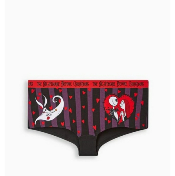 torrid Other - NEW Torrid The Nightmare Before Christmas Cotton Mid Rise Boyshort Panty